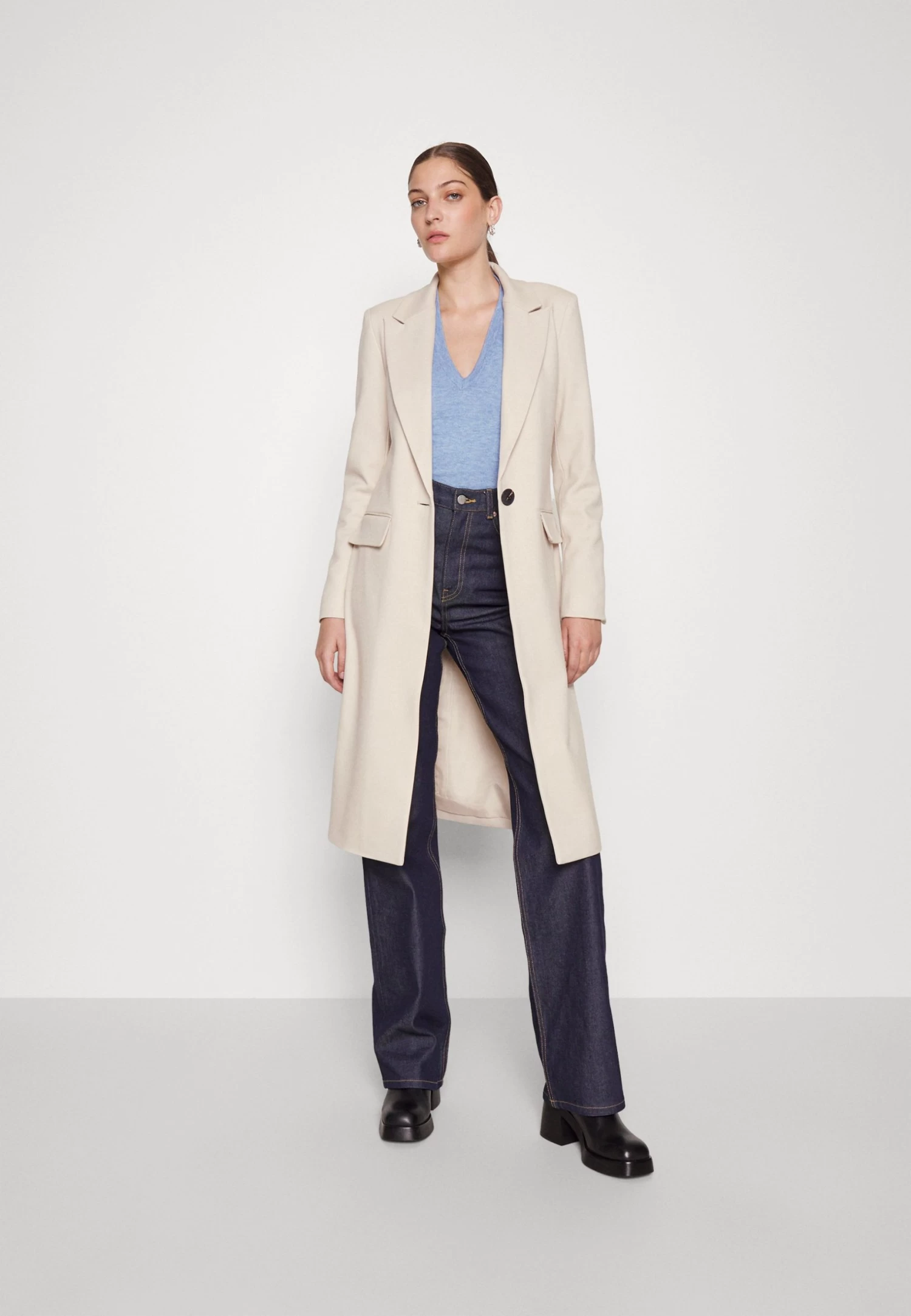 Mantel - Beige 4 Mantel - Beige - Afbeelding 2