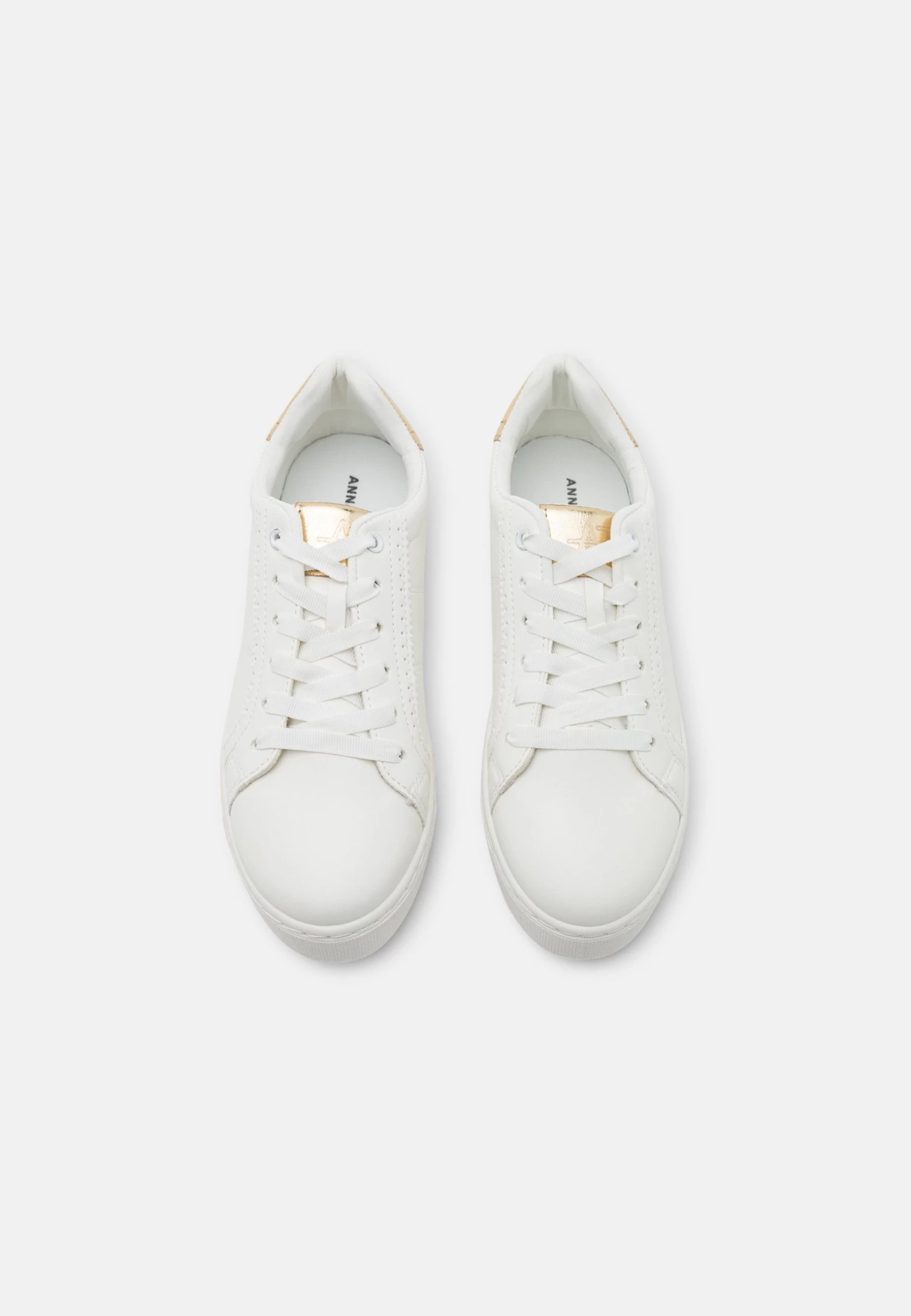 Anna Field Sneakers Laag - White/Gold 8 Anna Field Sneakers Laag - White/Gold - Afbeelding 6