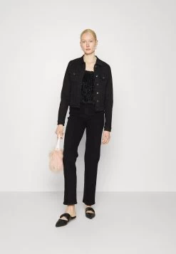 Straight Leg Jeans -Black Denim 7 Straight Leg Jeans -Black Denim -Modieus Verkoop 0f883544b9f24e3fa39f6d924c2919d7