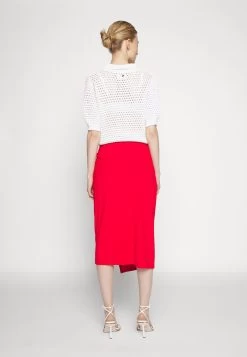 Anna Field Front Knot Midi Skirt - Kokerrok - Red -Modieus Verkoop 2394618cacfd4cef90fe83c7e4782e61