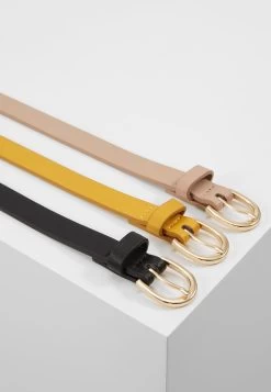 Anna Field 3 Pack - Tailleriem - Black/Yellow/Taup -Modieus Verkoop 2a04016d6cc545b2b15b28c388cf9d6d