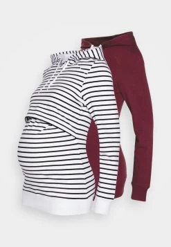 2 Pack - Hoodie - Black-White/Bordeaux -Modieus Verkoop 2aebb9b57d85428c81357794d6525c23