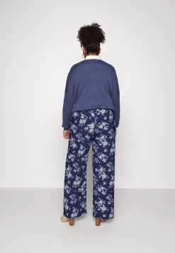 Wide Leg Pant - Broek - Dark Blue/Off-White -Modieus Verkoop 2e68d179738647d4bf9a6c877c3fe436
