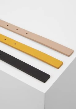 Anna Field 3 Pack - Tailleriem - Black/Yellow/Taup -Modieus Verkoop 32bda4e02b00493ba900a2850980ed28