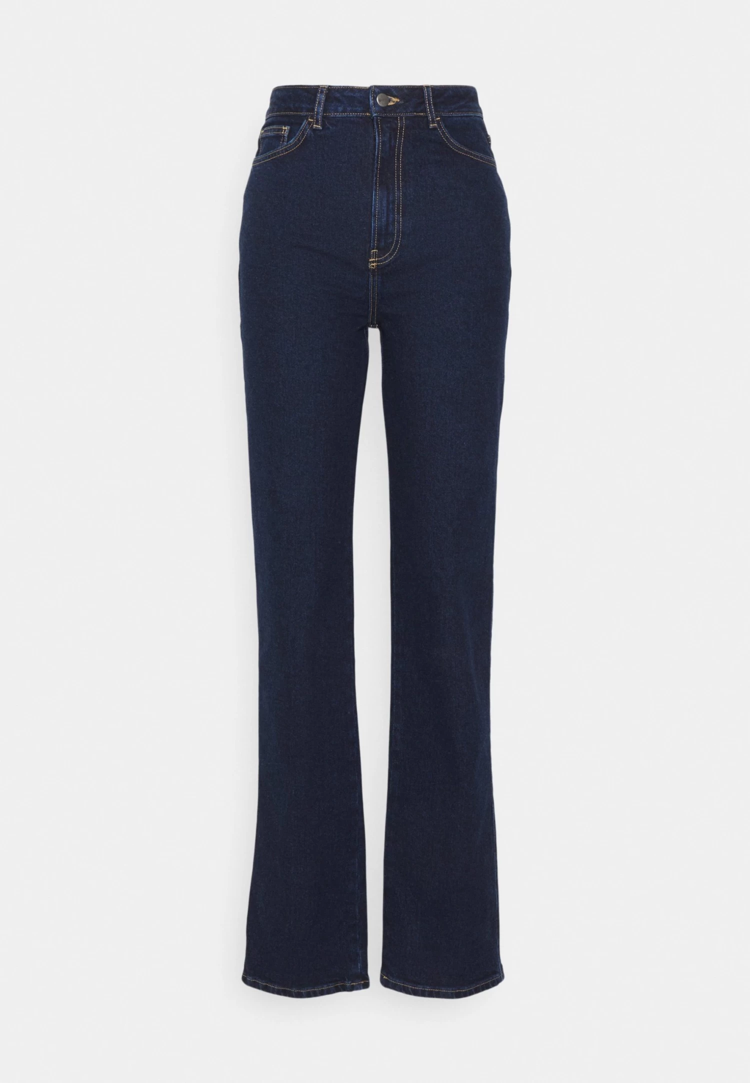 Straight Leg Jeans - Dark Blue Denim 6 Straight Leg Jeans - Dark Blue Denim - Afbeelding 4