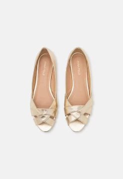 Anna Field Peeptoe Ballerina'S - Gold 13 Anna Field Peeptoe Ballerina'S - Gold -Modieus Verkoop 3a1b6276b6304eafbc6446001a4e73ff