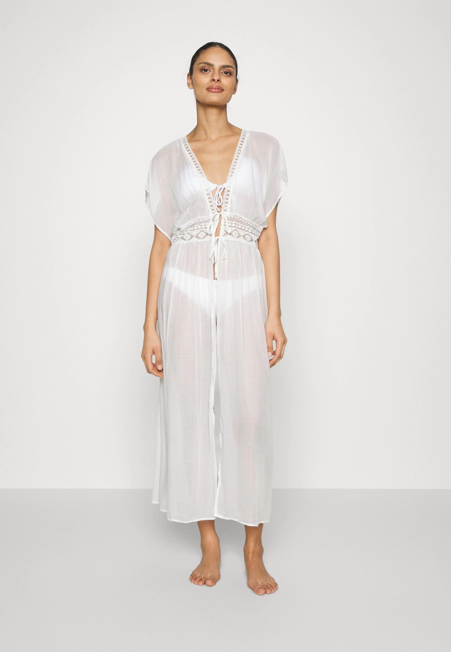 Anna Field Embroidered Cover Up/ 802 - Black - Strandaccessoire - 001 - White 3 Anna Field Embroidered Cover Up/ 802 - Black - Strandaccessoire - 001 - White