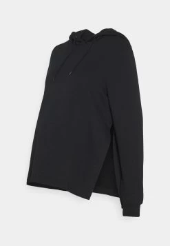 Nursing Hoodie With Slit - Hoodie - Black