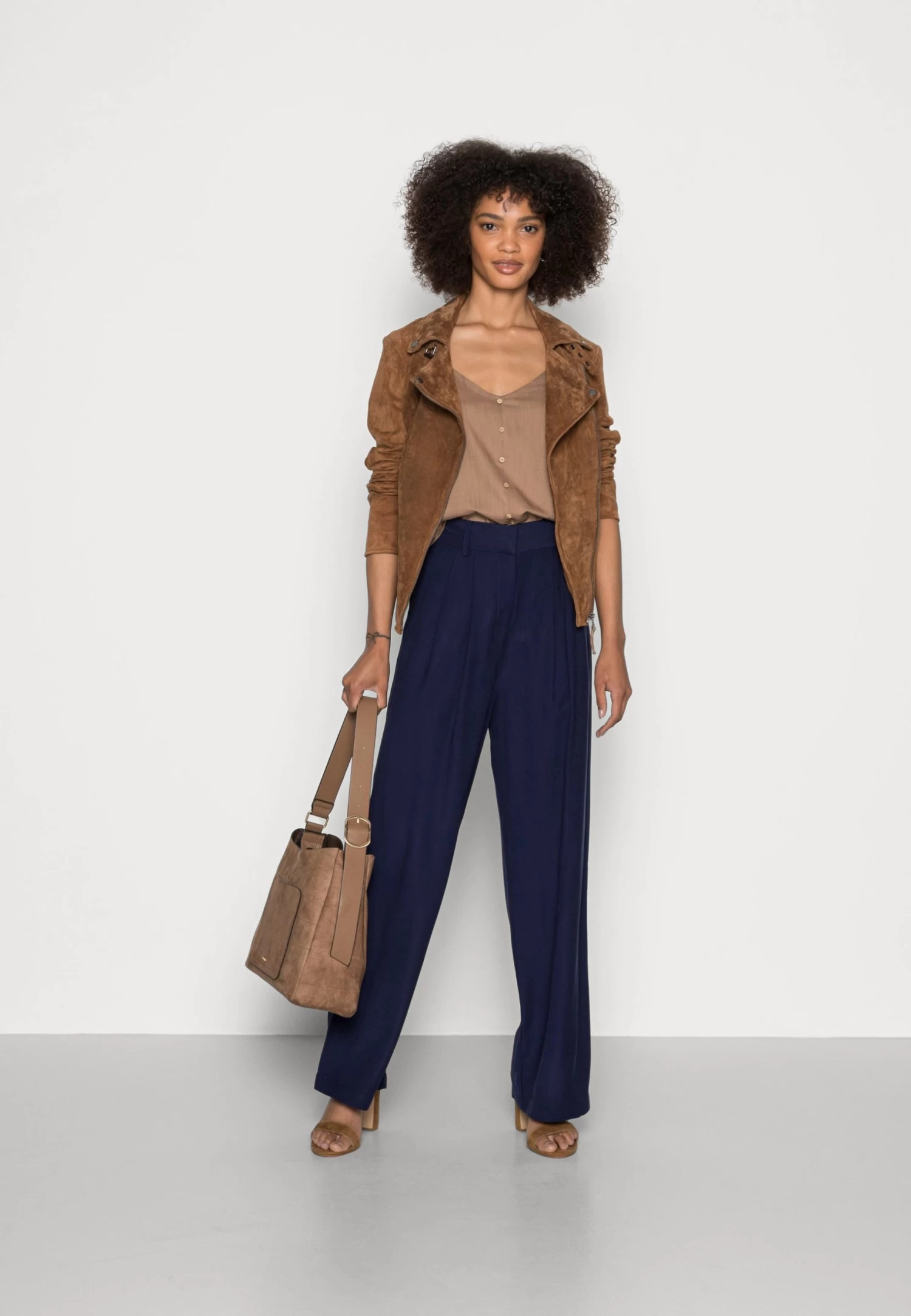 Anna Field Broek - Dark Blue 4 Anna Field Broek - Dark Blue - Afbeelding 2