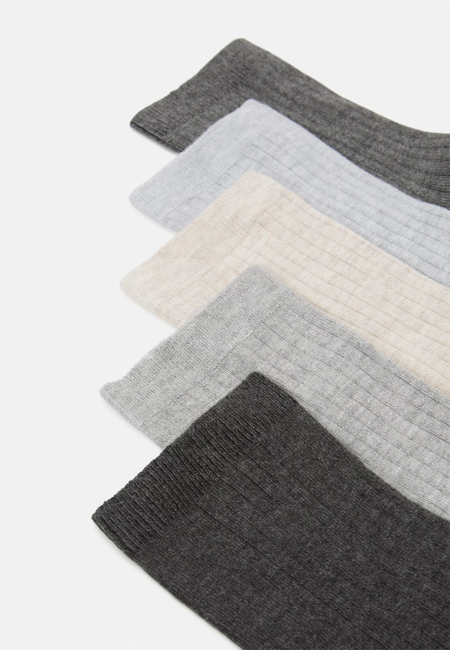 Anna Field 5 Pack - Sokken - Black/Grey 4 Anna Field 5 Pack - Sokken - Black/Grey - Afbeelding 2