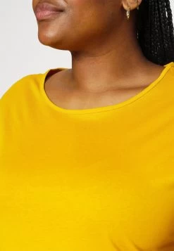 Long- T-Shirt Basic - Dark Yellow -Modieus Verkoop 51b527c4af47446d9d83ad1ff93b5b76