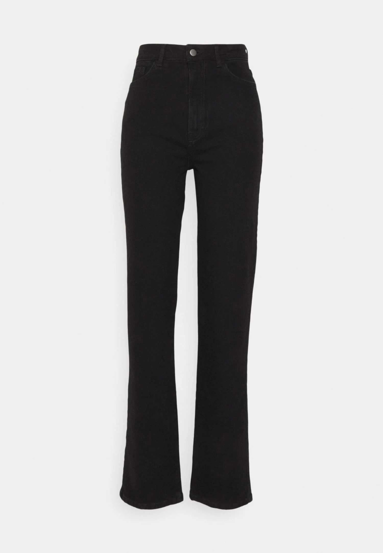 Straight Leg Jeans -Black Denim 5 Straight Leg Jeans -Black Denim - Afbeelding 3