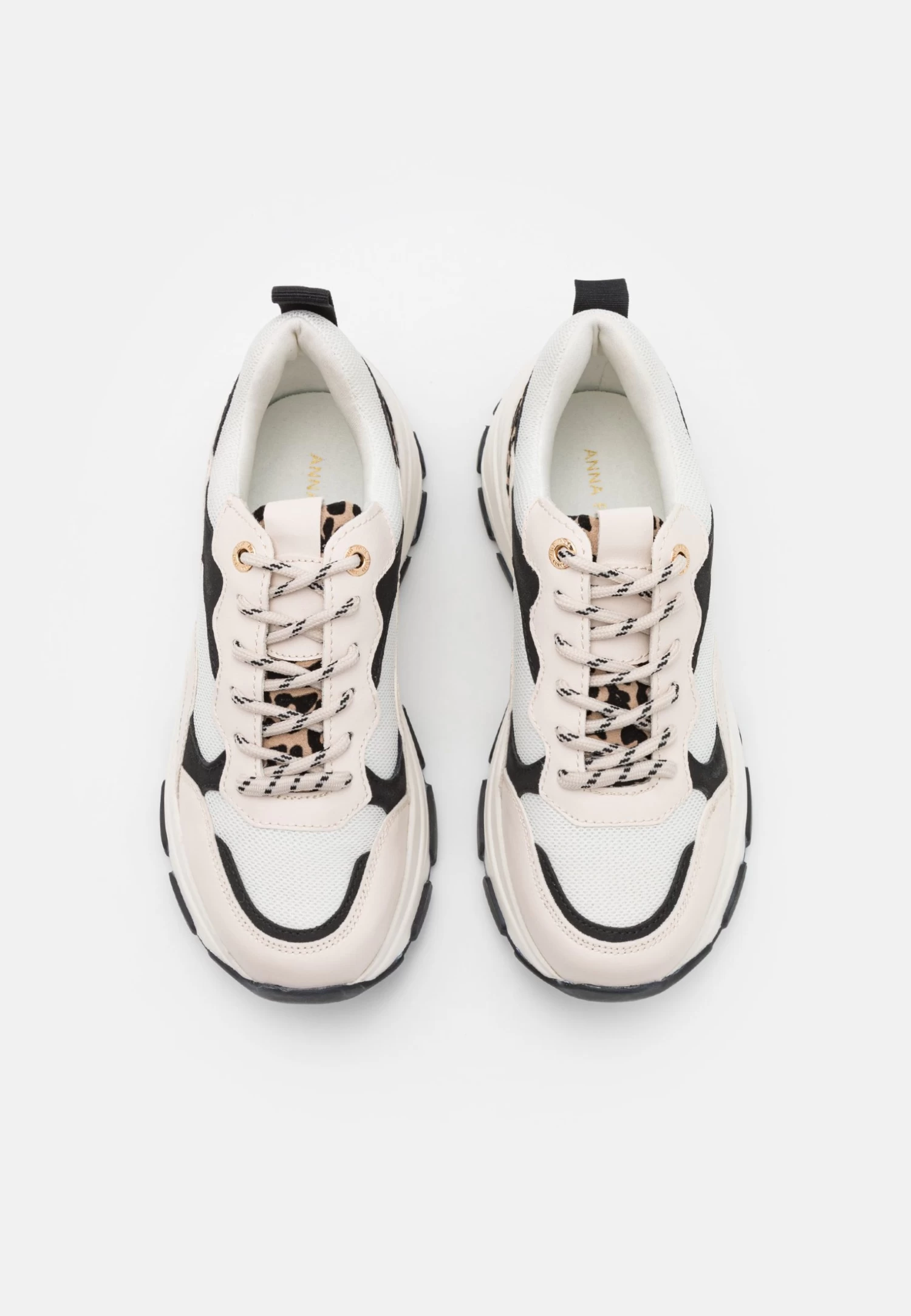 Anna Field Sneakers Laag - Black/Beige 8 Anna Field Sneakers Laag - Black/Beige - Afbeelding 6