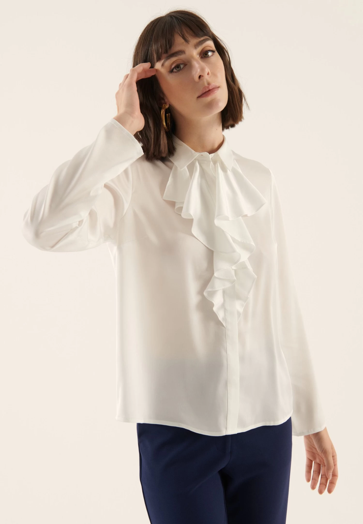Anna Field Overhemdblouse - White 3 Anna Field Overhemdblouse - White