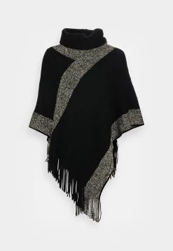 Anna Field Poncho - Black / Gold -Modieus Verkoop 6a9c784f019b447da3d2a4d561e50cf9