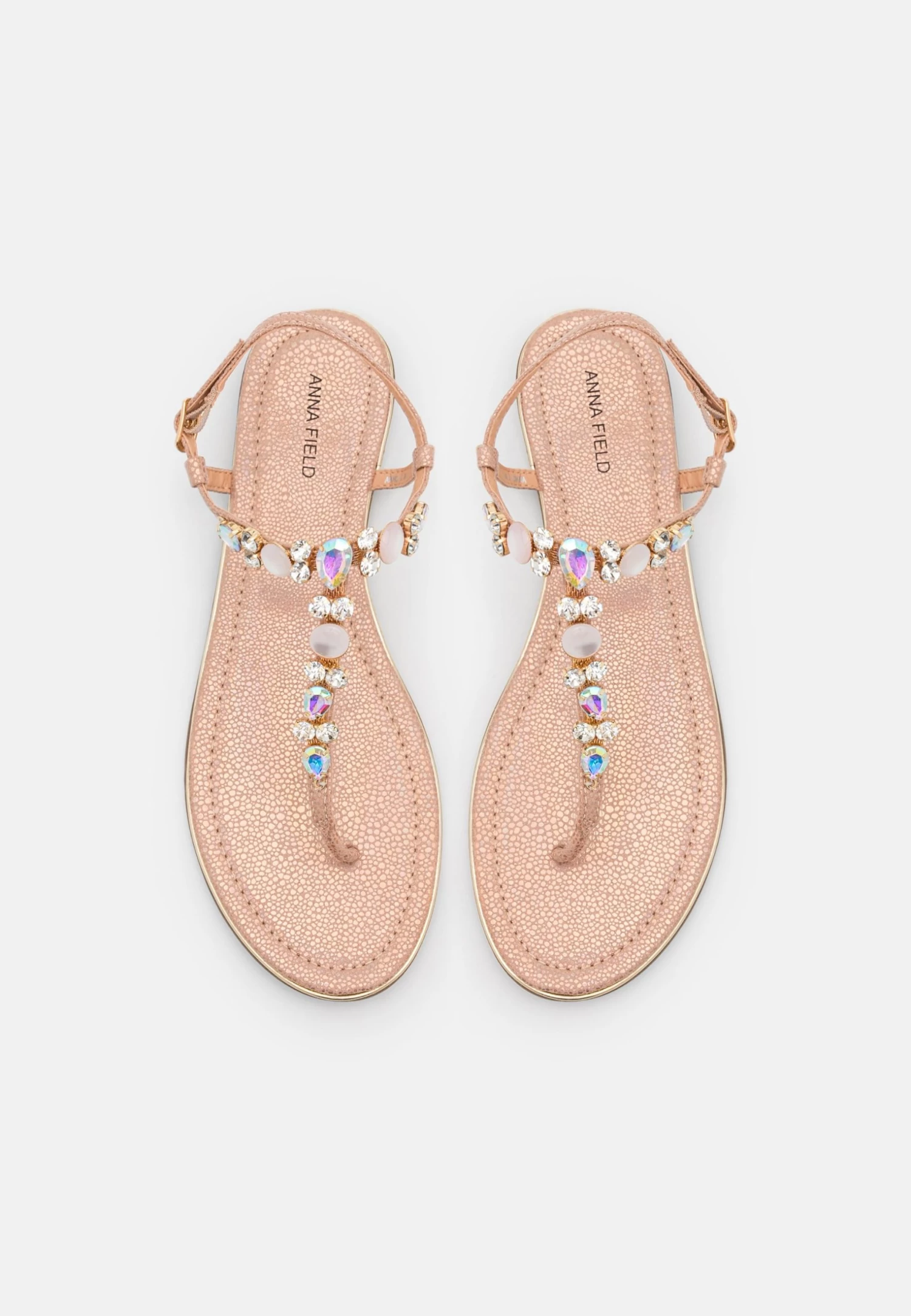 Anna Field Teensandalen - Rose Gold 7 Anna Field Teensandalen - Rose Gold - Afbeelding 5