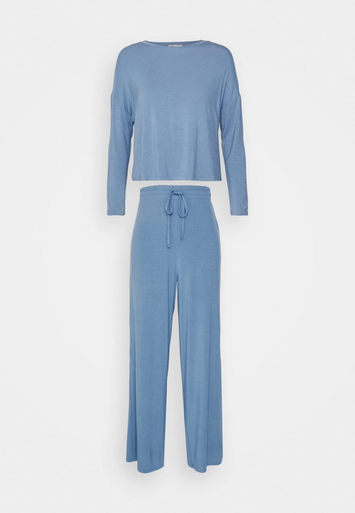 Anna Field Wide Leg - Pyjama - Blue 7 Anna Field Wide Leg - Pyjama - Blue - Afbeelding 5
