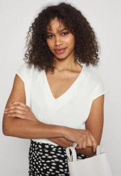 T-Shirt Basic - Off-White -Modieus Verkoop 7396f69cf9334655a4908ea604a7abef