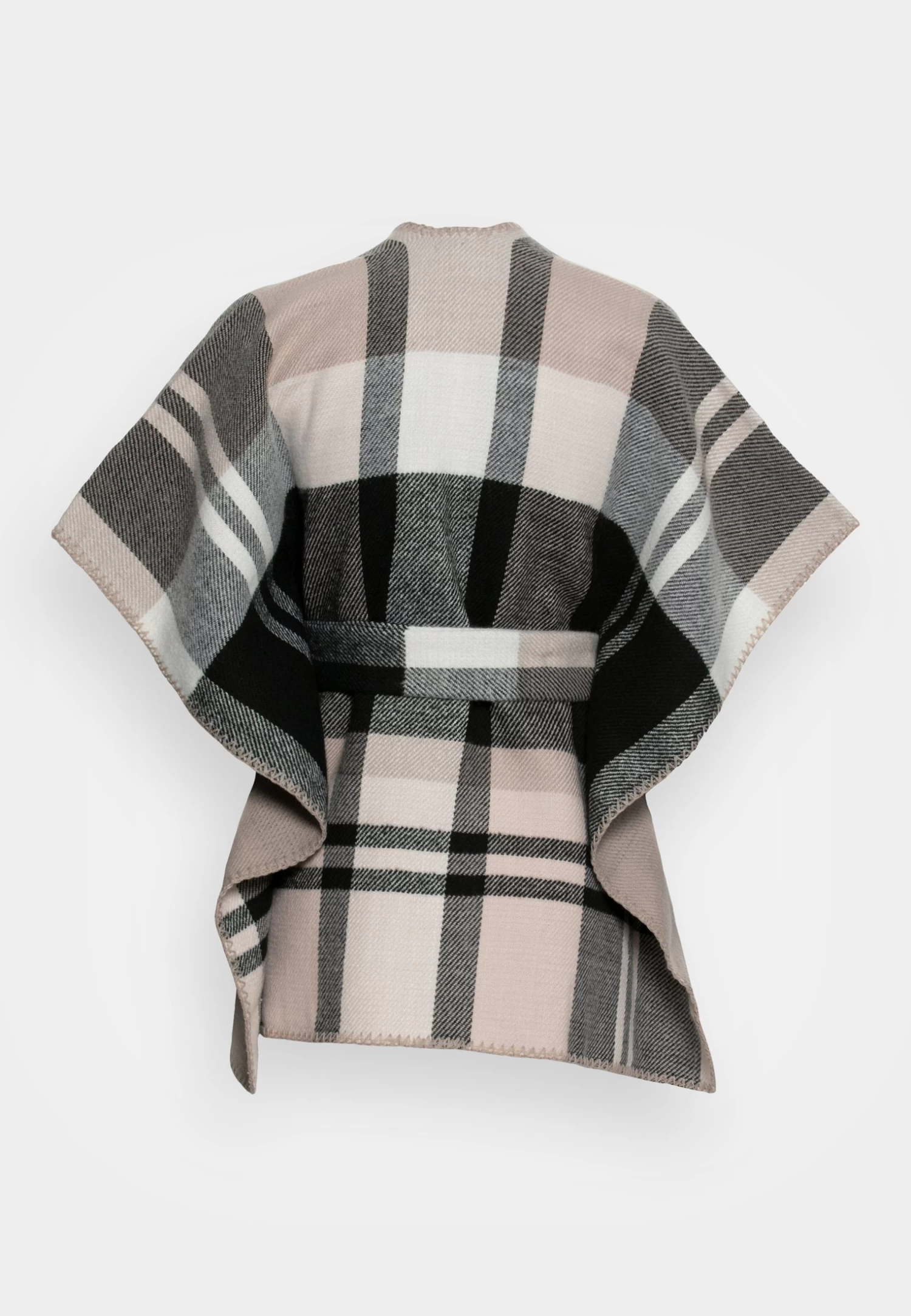 Anna Field Poncho - Black/White 4 Anna Field Poncho - Black/White - Afbeelding 2