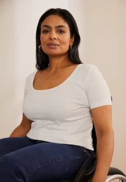 Anna Field T-Shirt Basic - White