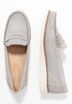Anna Field Comfort Leather - Instappers - Grey -Modieus Verkoop 91c037ae0fd845eb95c65013e2cb4387