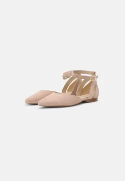Anna Field Leather - Ballerina'S Met Enkelbandjes - Beige -Modieus Verkoop a261f99dfb234414b5b967fc7d2122d0