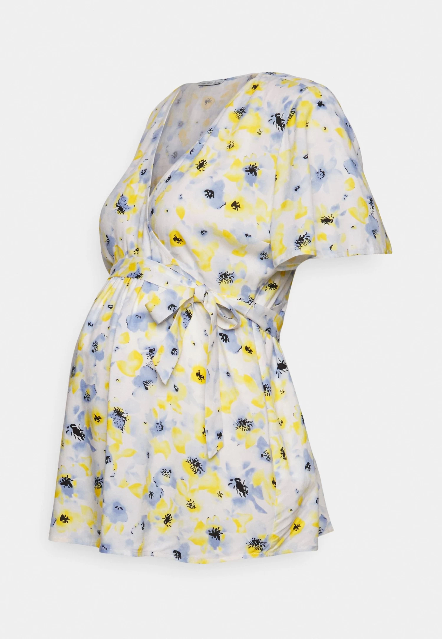 Blouse - White/Light Blue 6 Blouse - White/Light Blue - Afbeelding 4