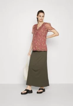 Maternity Maxi Skirt With Drawstring Waistband - Maxirok - 606 - Khaki 8 Maternity Maxi Skirt With Drawstring Waistband - Maxirok - 606 - Khaki -Modieus Verkoop a8a253f037f842a68b561dab39a3692f