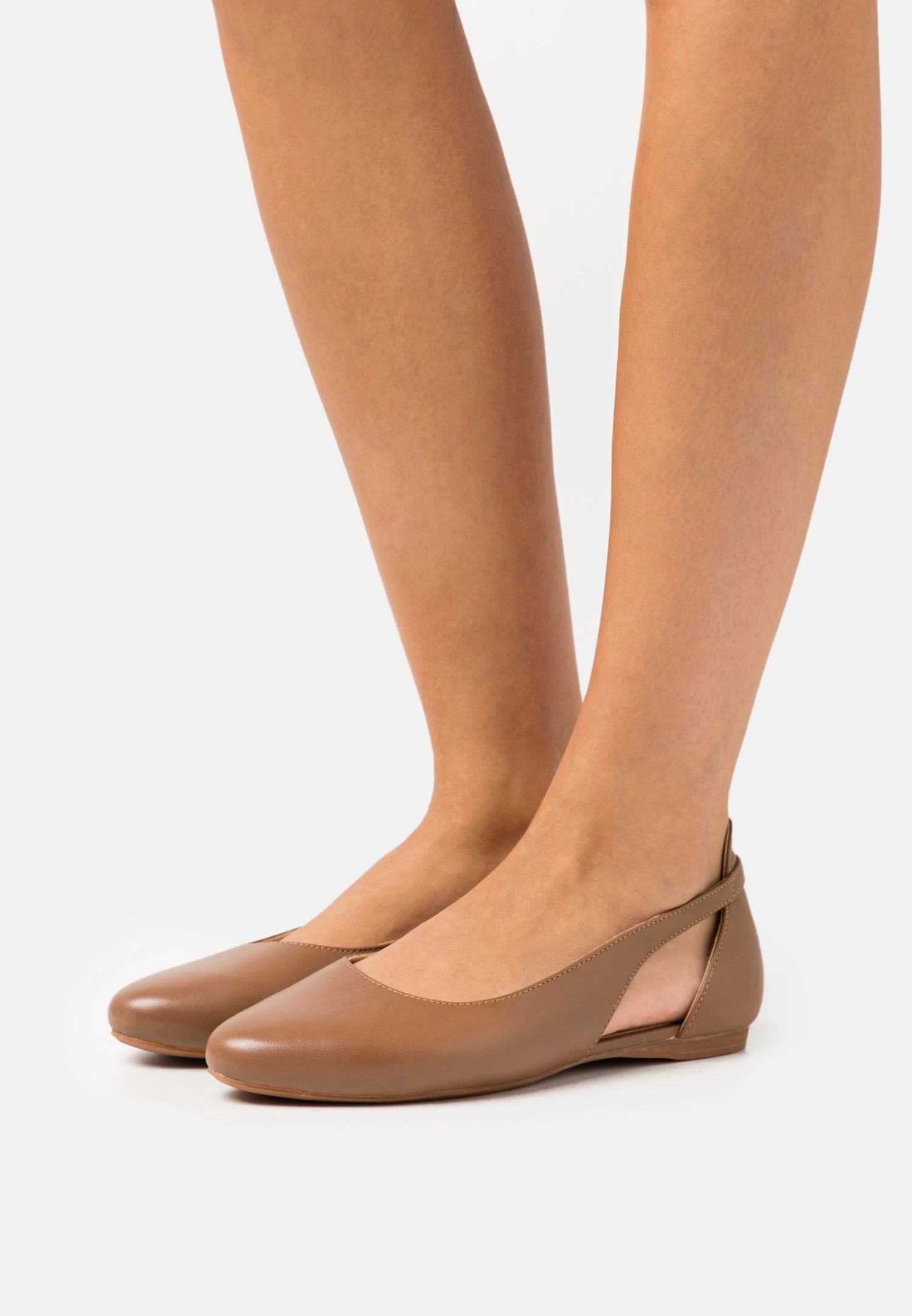 Leather- Ballerina'S - Cognac 3 Leather- Ballerina'S - Cognac