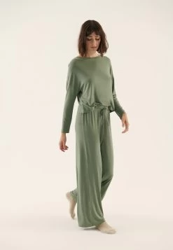 Anna Field Wide Leg - Pyjama - Khaki -Modieus Verkoop b0582ddda7cb423eabcd79a9b5e373dc