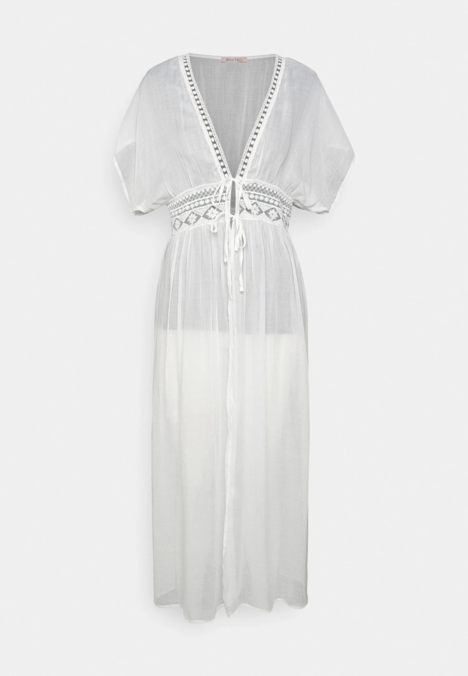 Anna Field Embroidered Cover Up/ 802 - Black - Strandaccessoire - 001 - White 7 Anna Field Embroidered Cover Up/ 802 - Black - Strandaccessoire - 001 - White - Afbeelding 5