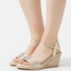 Anna Field Sandalen Met Sleehak - Gold