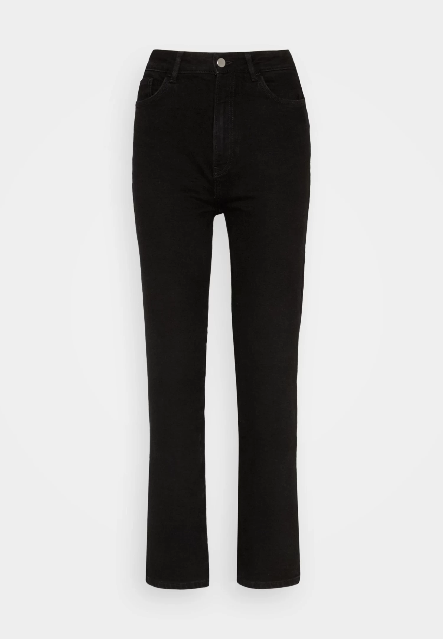 Anna Field Straight Leg Jeans - Black Denim 7 Anna Field Straight Leg Jeans - Black Denim - Afbeelding 5