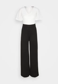 Anna Field Jumpsuit - White/Black -Modieus Verkoop bd849d86f81346dc8bb5205128143631