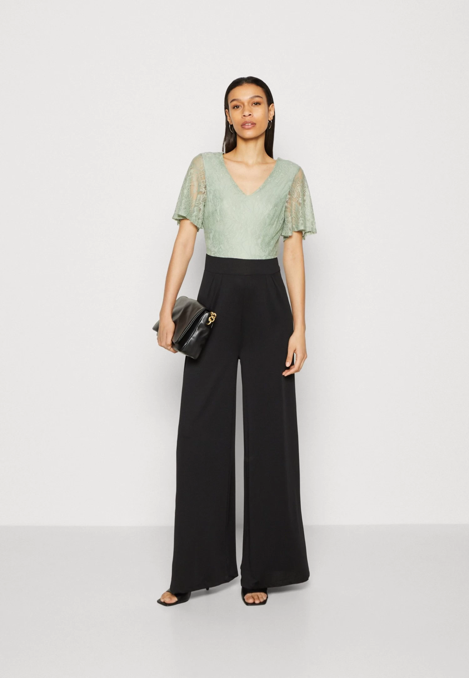 Anna Field Jumpsuit - Light Green/Black 4 Anna Field Jumpsuit - Light Green/Black - Afbeelding 2