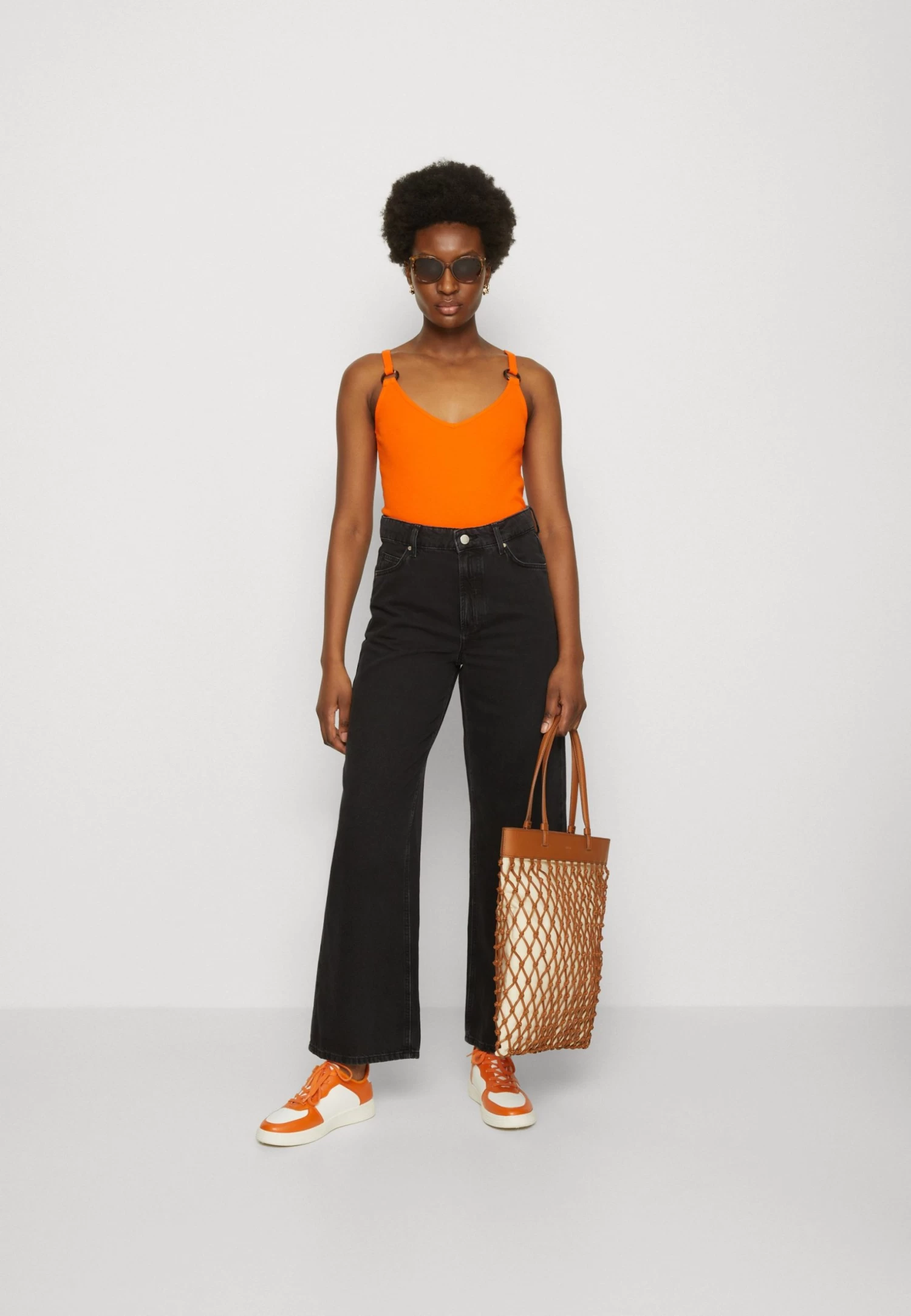 Anna Field Top - Orange 4 Anna Field Top - Orange - Afbeelding 2