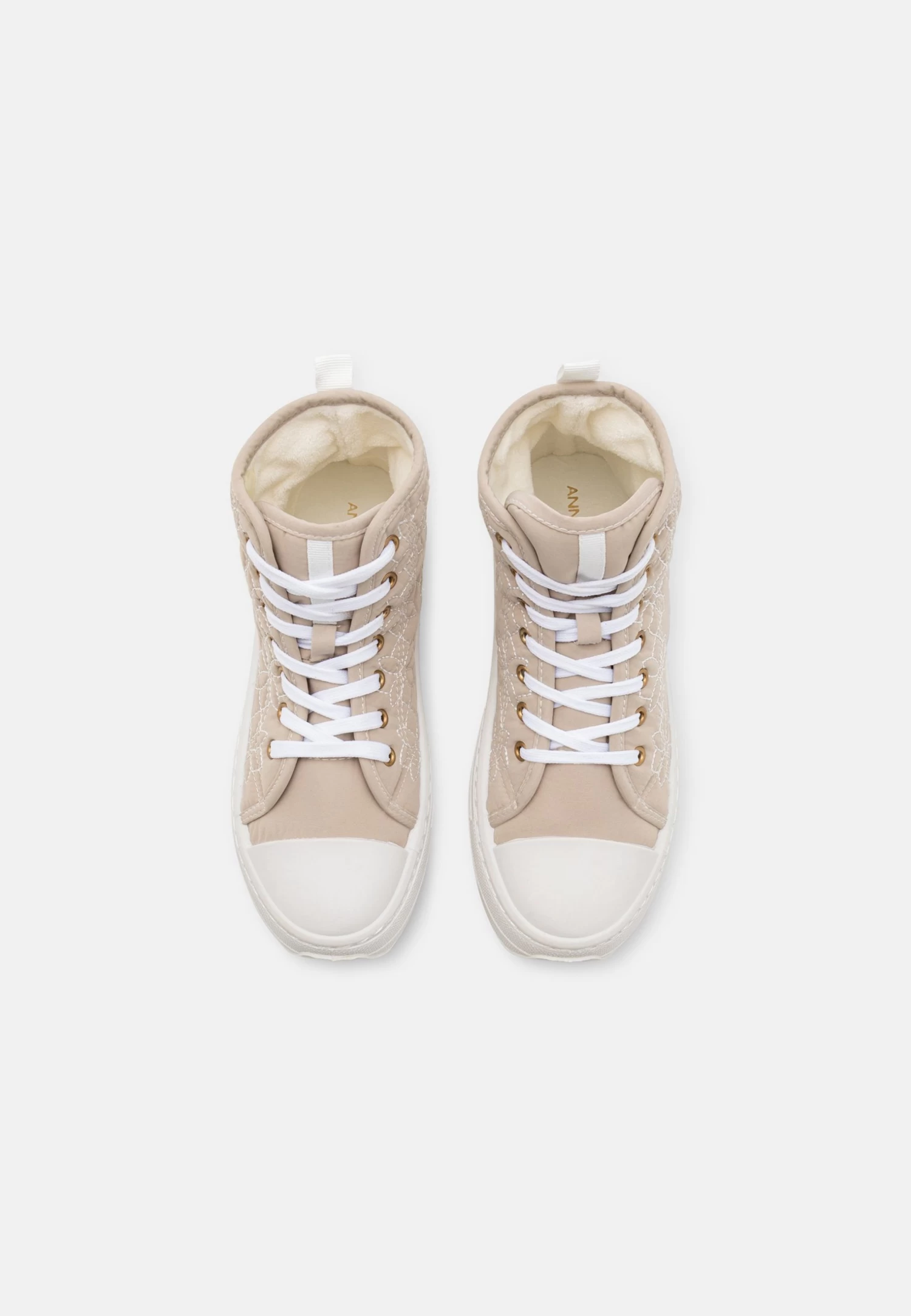 Anna Field Sneakers Hoog - Beige 8 Anna Field Sneakers Hoog - Beige - Afbeelding 6
