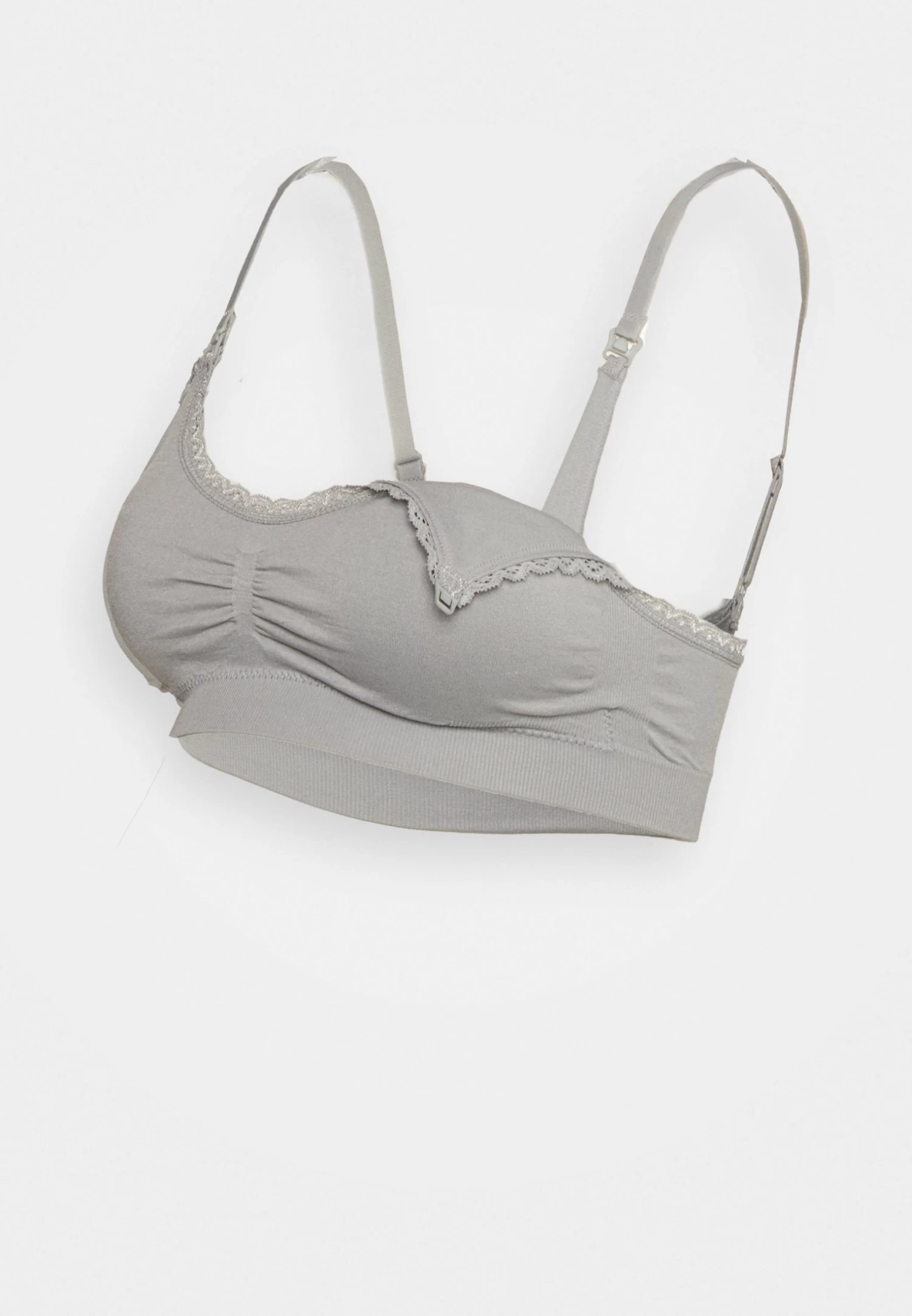 Anna Field Maternity Seamless Bra 2 Pack - Bustier - Grey/Black 4 Anna Field Maternity Seamless Bra 2 Pack - Bustier - Grey/Black - Afbeelding 2