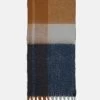 Anna Field Sjaal - Brown/White/Blue -Modieus Verkoop d38d48138eb44416bde7bf640bcae55f