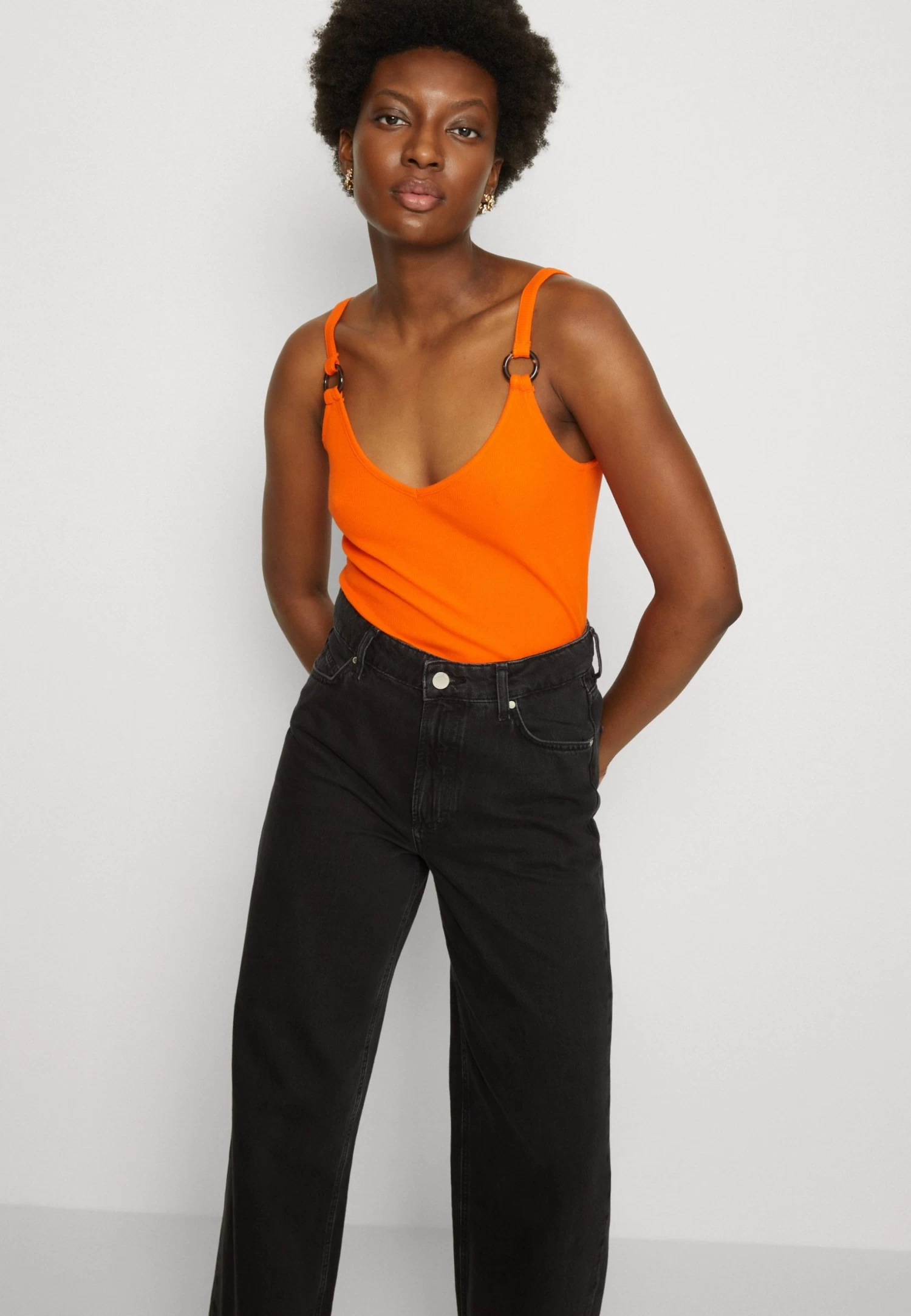 Anna Field Top - Orange 6 Anna Field Top - Orange - Afbeelding 4