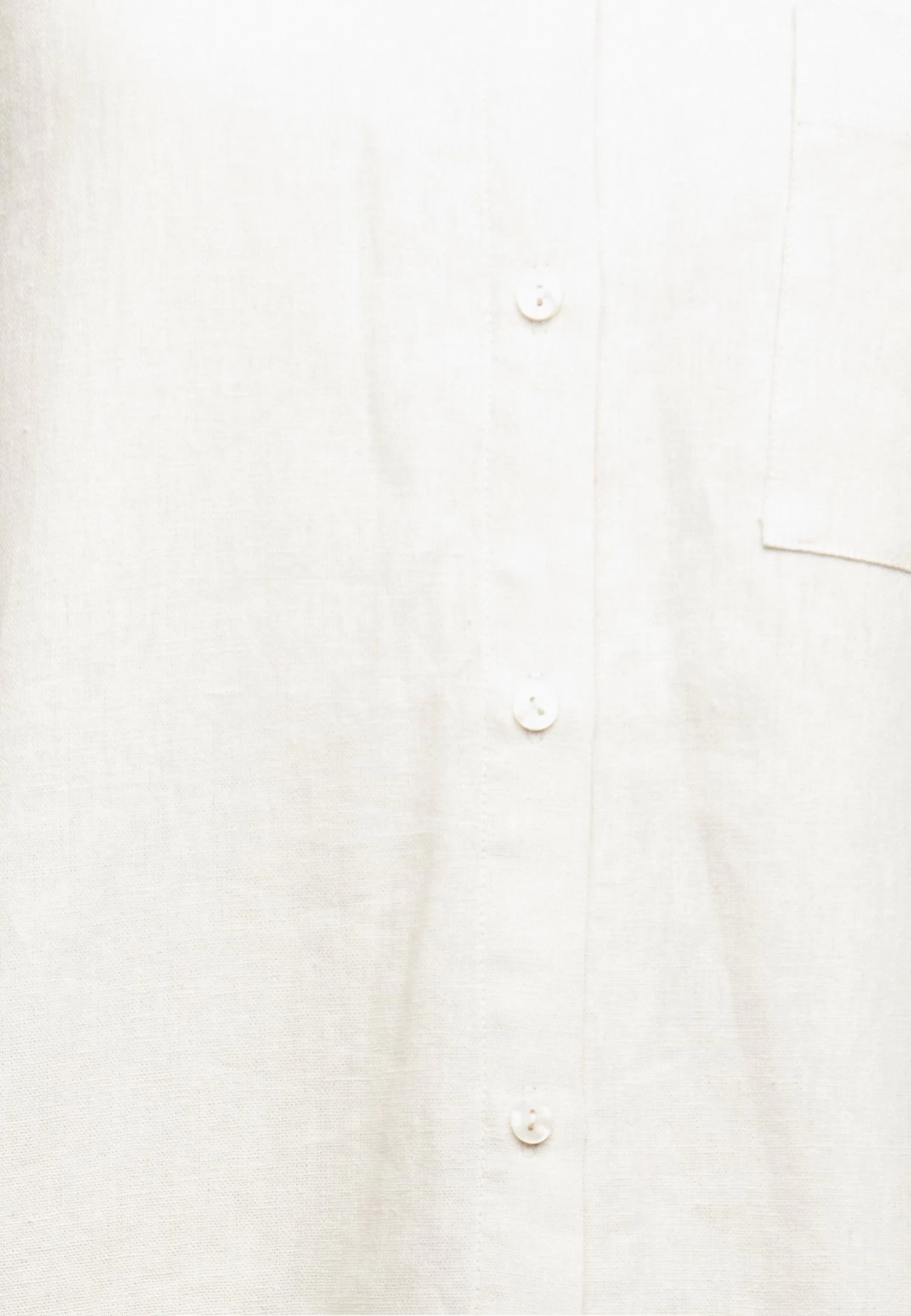 Anna Field Linen-Mix Button Down Blouse - Overhemdblouse - Beige 7 Anna Field Linen-Mix Button Down Blouse - Overhemdblouse - Beige - Afbeelding 5