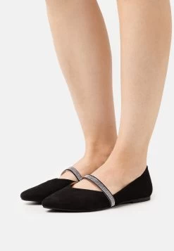 Anna Field Ballerina'S Met Enkelbandjes - Black