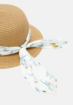 Anna Field Hoed - Beige/White -Modieus Verkoop d74acdaeafa44cada692d642c89056e4