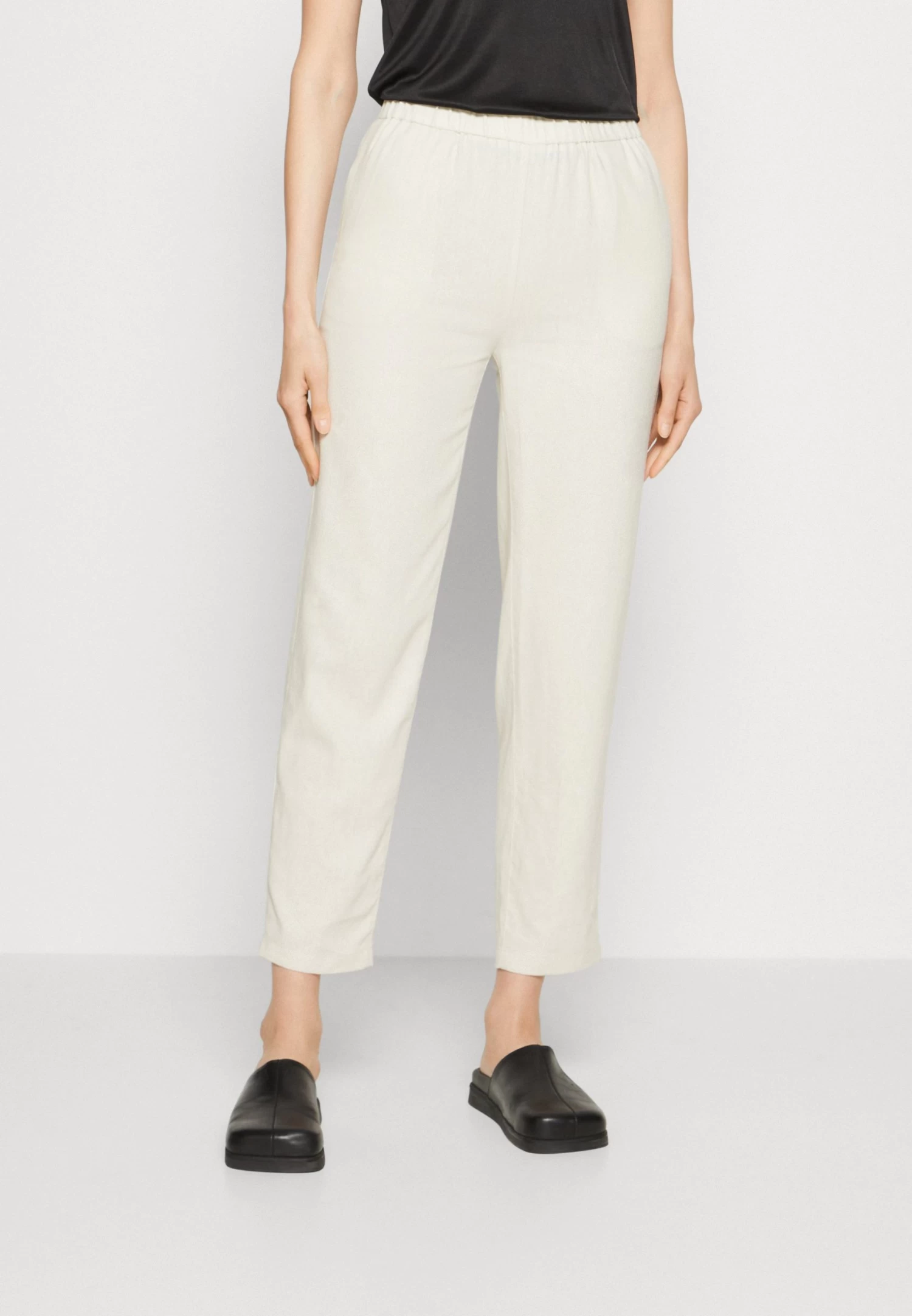 Anna Field Linen Mix - Broek - Beige 3 Anna Field Linen Mix - Broek - Beige