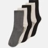 Anna Field 5 Pack - Sokken - Beige/Black/Grey