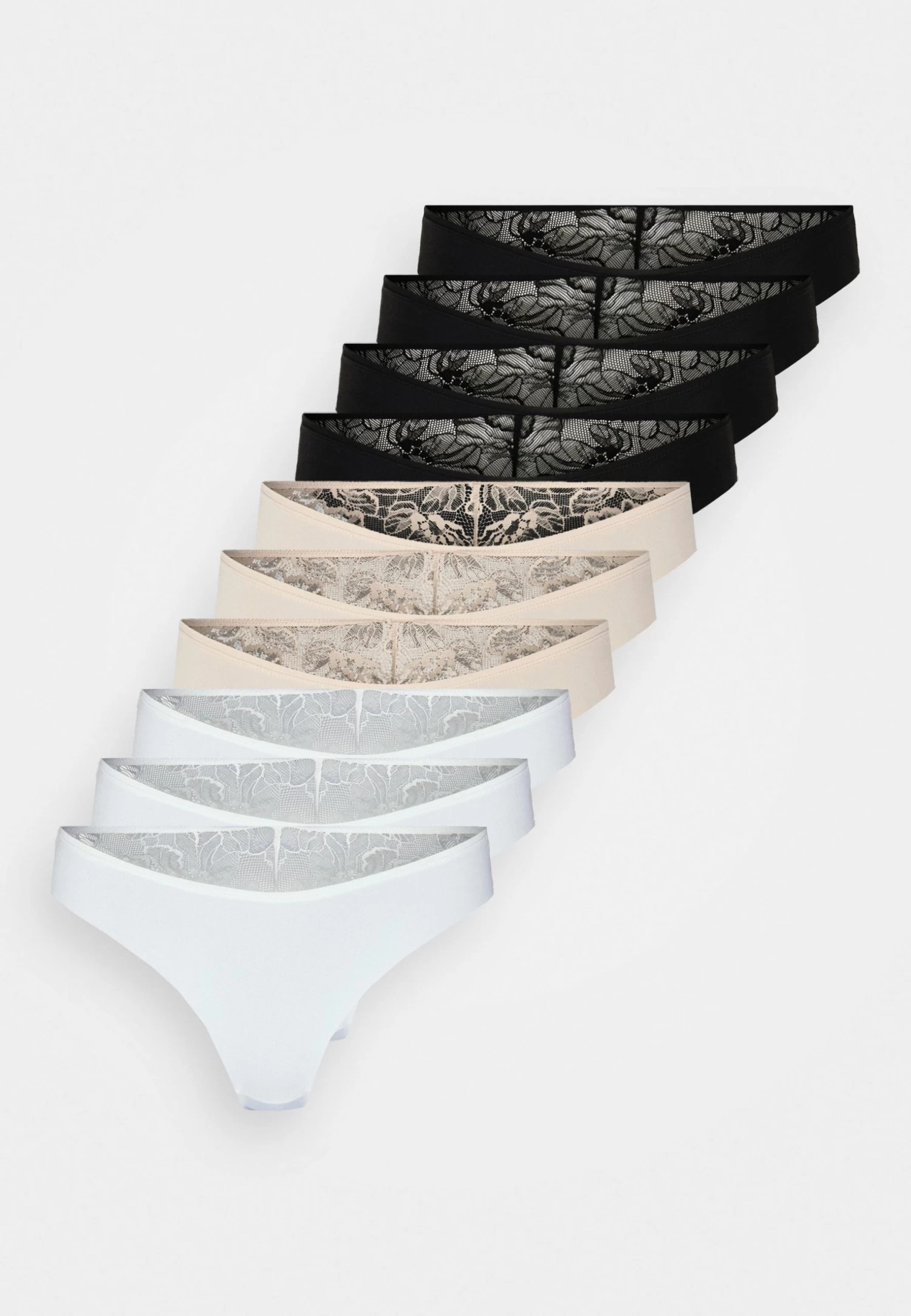 Anna Field Lulu 10 Pack Brief - Slip - Nude/White/Black 8 Anna Field Lulu 10 Pack Brief - Slip - Nude/White/Black - Afbeelding 6