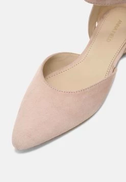 Anna Field Leather - Ballerina'S Met Enkelbandjes - Beige -Modieus Verkoop e148aa16a12743b7a81b2bfd8a16a906