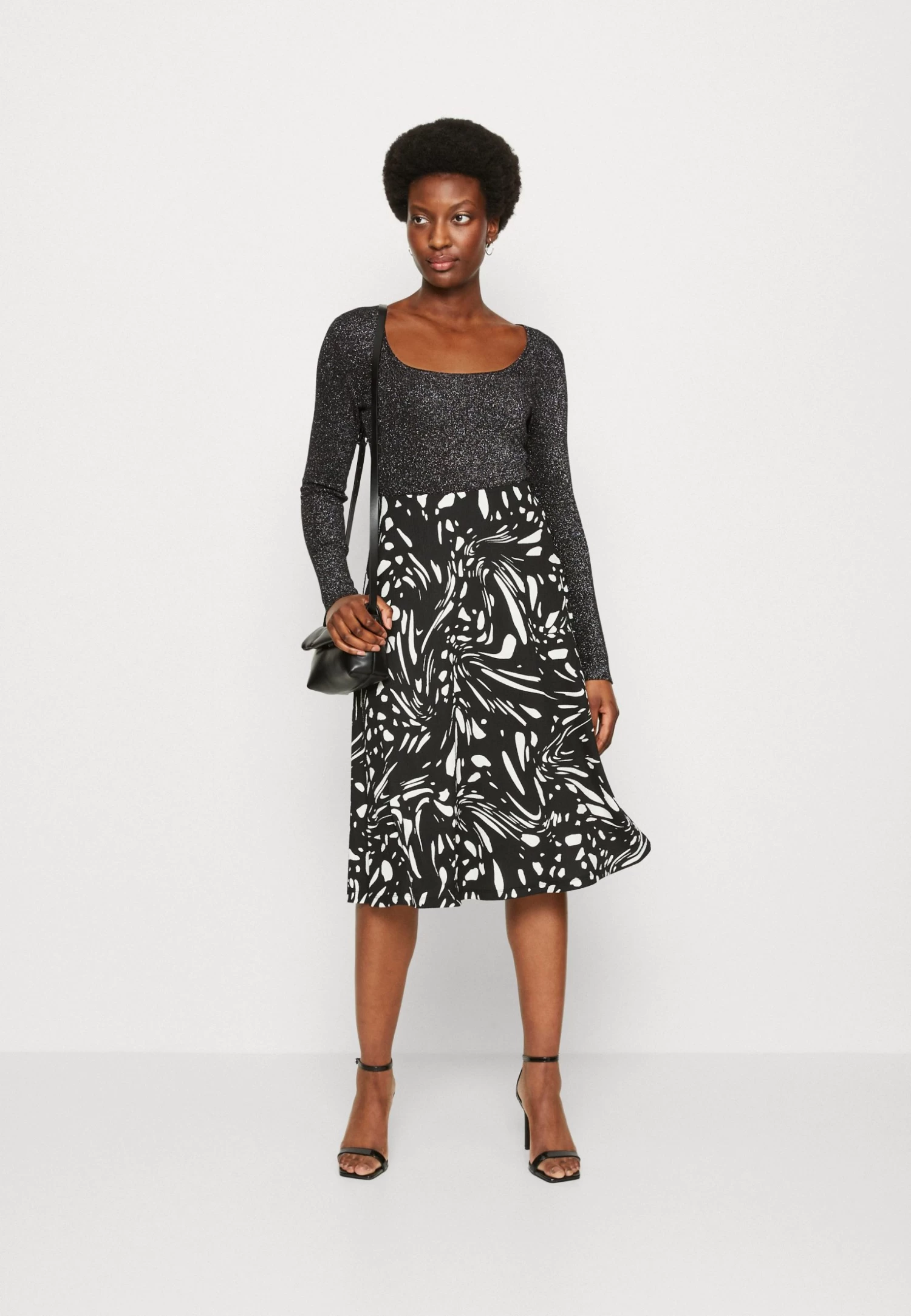 Anna Field A-Lijn Rok - Black/White 4 Anna Field A-Lijn Rok - Black/White - Afbeelding 2