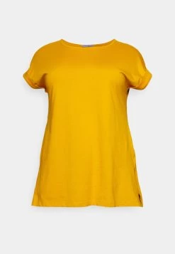 Long- T-Shirt Basic - Dark Yellow -Modieus Verkoop ef3f7027165349ae9d8500a6c0390976