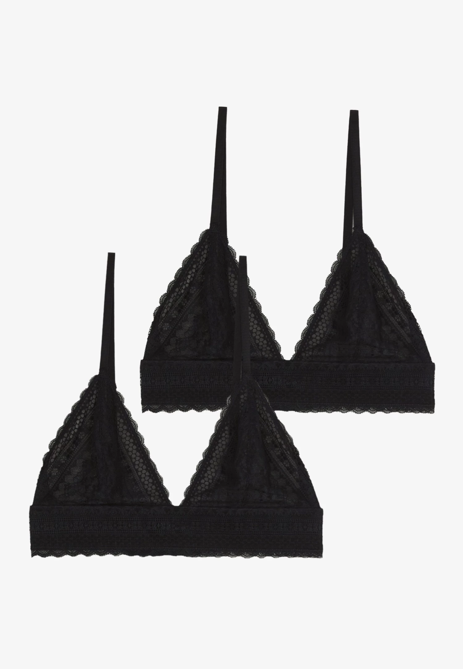 Anna Field 2 Pack - Triangel Bh - Black 6 Anna Field 2 Pack - Triangel Bh - Black - Afbeelding 4
